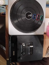 DJ Hero Bundle CIB Game And Turntable Kit Nintendo Wii untested