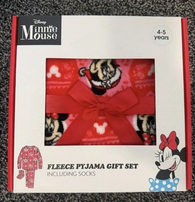 Fleece Schlafanzug Geschenkset für Mädchen Größe 4-5 Jahre Neu Mit Etikett