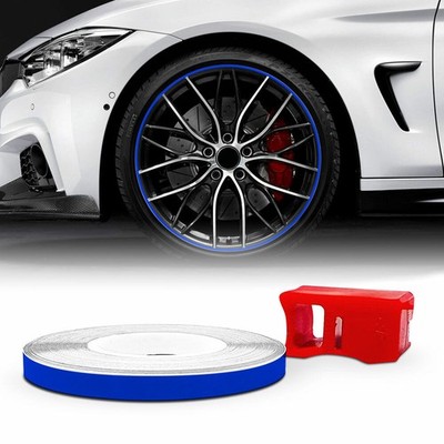 Wheel Trim Stripe Racing blau 5 mm x 6 mt mit Applikator