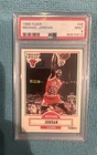 1990-91 Fleer - Michael Jordan #26 Black Line Above Biographical Info PSA 9
