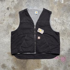 Brown Sherpa Lined Carhartt Vest