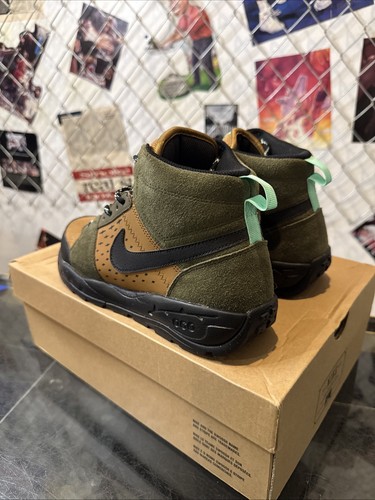 Nike ACG Alder Mid Wanderschuhe Dark Loden/Black/Ale Brown 599642-302 Größe 7Y - Bild 3 von 9