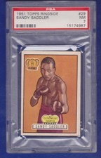 CENTERED 1951 Topps Ringside #29 SANDY SADDLER PSA 7 British West Indies