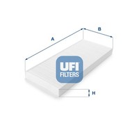 Innenraumfilter UFI 53.069.00 Partikelfilter FüR Ulysse Scudo Fiat Lancia JTD C8