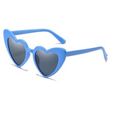 Women Fashion Goggle Heart Sunglasses Love Heart Shaped Sunglasses Cat Eye Mod