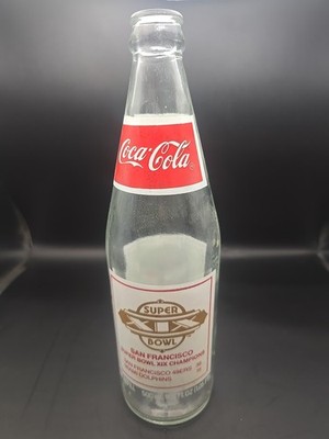 NFL 49ers 1984 World champions 7/11 collectors coke bottle Super