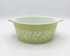 Pyrex 750ml 472-B Spring Blossom Crazy Daisy Lime Green Bowl