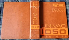 UNIVAC 1050 Systems General Reference Manual Binder Vintage 1960s