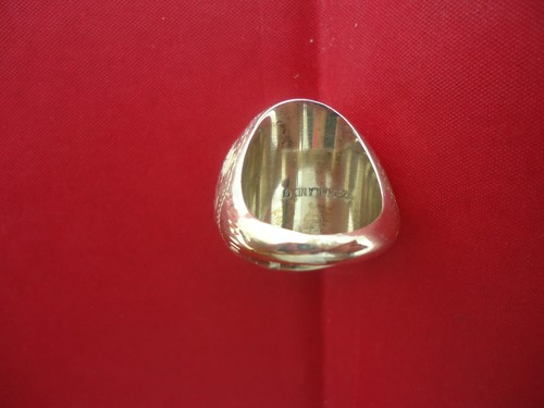VINTAGE STERLING SILVER 925 RING 6.3GRAMS,SZ 7.5 - Picture 10 of 12