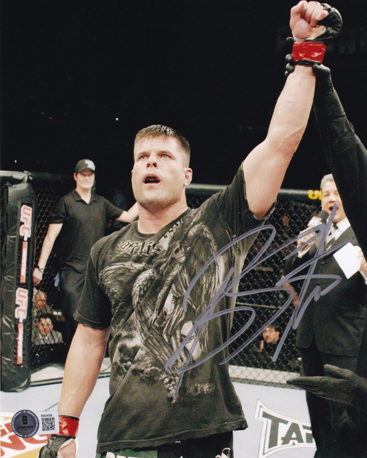 Brian Stann Autographed Signed Jackson Wink MMA Academy UFC 8x10 Photo BAS COA Picture USMC 130 125 152 109 