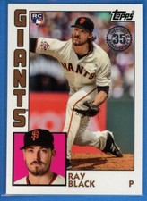 2019 Topps Series 2 1984 Topps Baseball Rookies #84R-RBL Ray Black Rookie RC