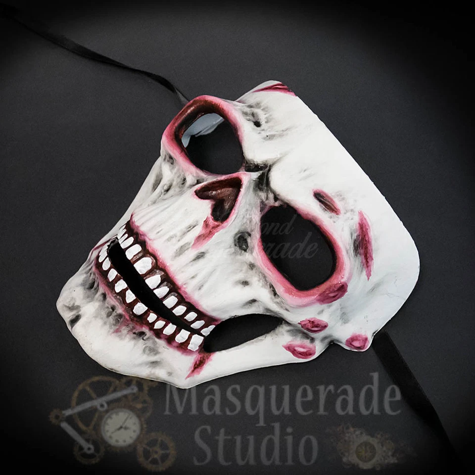 Horror Bloody Creepy Skull Costume Festival Halloween Masquerade Face Mask - Image 3 of 4