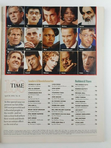 Time Magazine, April 26, 2004, Special Issue, George W Bush, Kim Jong IL - Picture 2 of 3