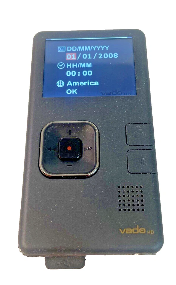 Creative Labs Pocket Video Camcorder VF0580 Vado HD 720p w Box Parts Only *READ* - Image 3 of 4