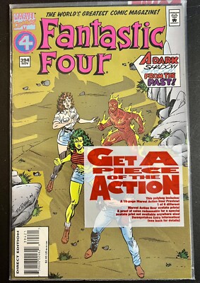 Fantastic Four~#394~Original Packaging~1994~A Dark Shadow From The Past