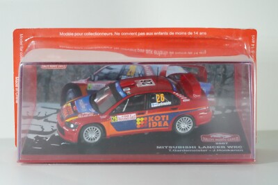 Modèle Réduit 1/43 Mitsubishi Lancer WRC #26 - Rallye Monte-Carlo 2007, Pilote Gardemeister - Marque IXO