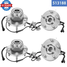4x Front Wheel Bearing Hubs Assembly for Chevy Trailblazer GMC Envoy Saab 9-7x
