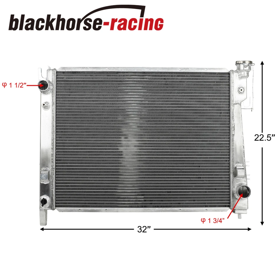2813 Aluminum Radiator 3 Row For 2004-2009 Dodge Ram 1500 2500 3500 V8 5.7L MT Foto 2 de 4