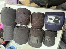 Bundle of odd bandages (black and blue)