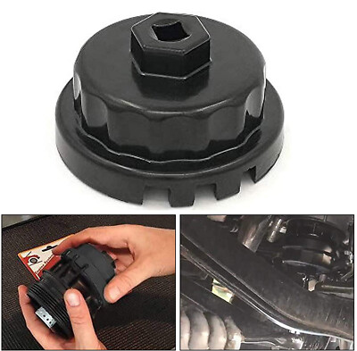 64mm Oil Filter Cup Wrench for Toyota Lexus 2.5-5.7L Universal Remover Tool