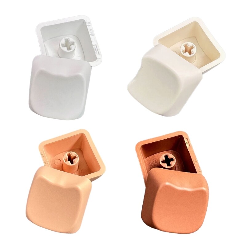 Durable MAO Cats Shaped PBT Square Keycaps for Mechanical Keyboards