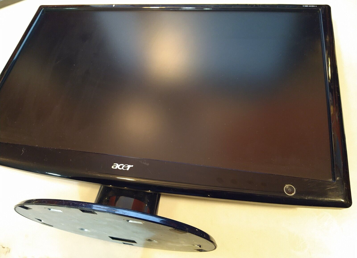 Acer H243H bmid 24 Widescreen FullHD Monitor W/Power&DVI Cable 