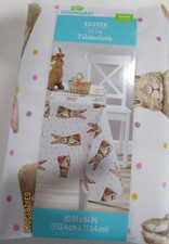TABLE CLOTH----VINYL-- 60" X84". --EASTER