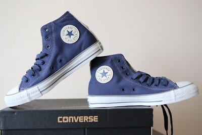 Converse CT League HI Shoes Blue White Unisex Trainers Size UK - Main Image