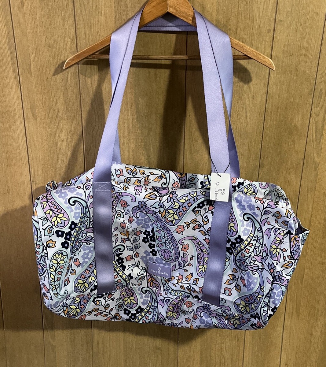 Vera Bradley Lighten Up Active Large Traveler Duffel Gym Bag Maddalena  Paisley - Main Image