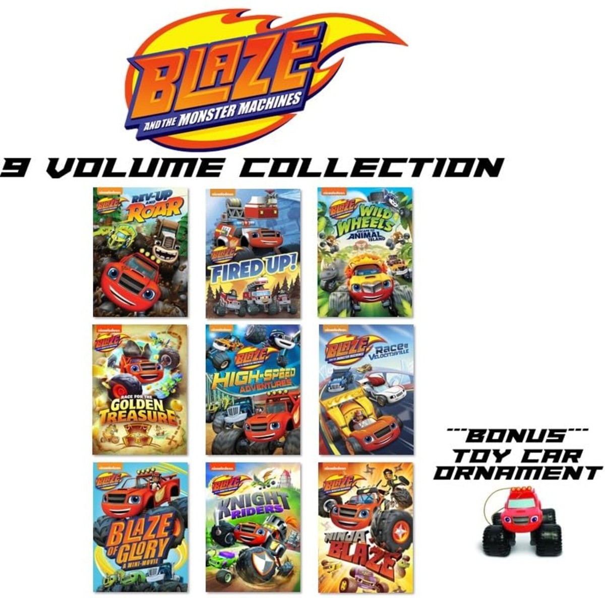 Blaze and the Monster Machines 9-Volume Nick DVD Collection
