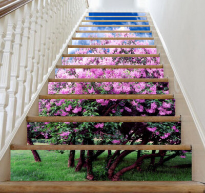 3D Pink Corals A121 Stair Risers Decoration Photo Mural Vinyl Wallpaper