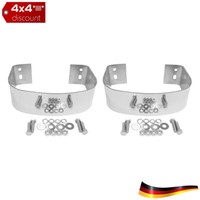 StoßFangbüGel StoßBüGel Satz (Nicht Eu) Hinten Stainless Steel Jeep CJ 1976/1986