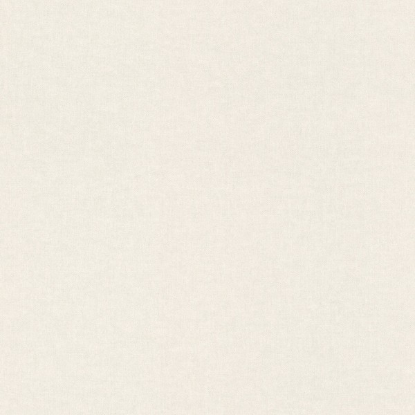 Rasch Tapete 252804 Vliestapete Uni Textil Optik Weiß Grau Pvc Frei (2,86€/1Qm)-image