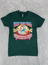 Grateful Dead Fare Thee Well Hanes 50 Year Tee 2015 T-Shirt Green Size Small