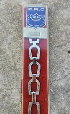 VINTAGE ZRC SS WATCH BRACELET Z.R.C. Stunning textured NOS NIB