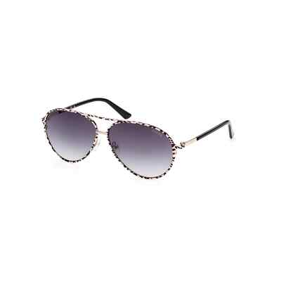 Guess GU7847 28B Rose Gold Aviator Metal Cheetah Sunglasses Frame 60-11-135