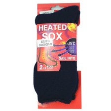 For Mens Heated SOX Extra Thick Winter Heavy Duty Fuzzy Boots Thermal Socks NY