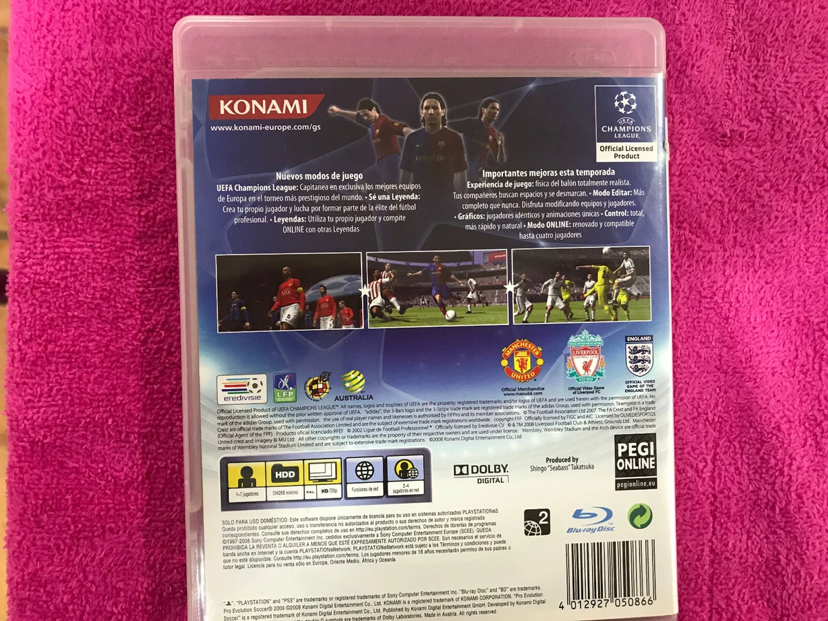 PES2009 PRO EVOLUTION SOCCER PS3 KONAMI PES 2009 Playstation 3 AM