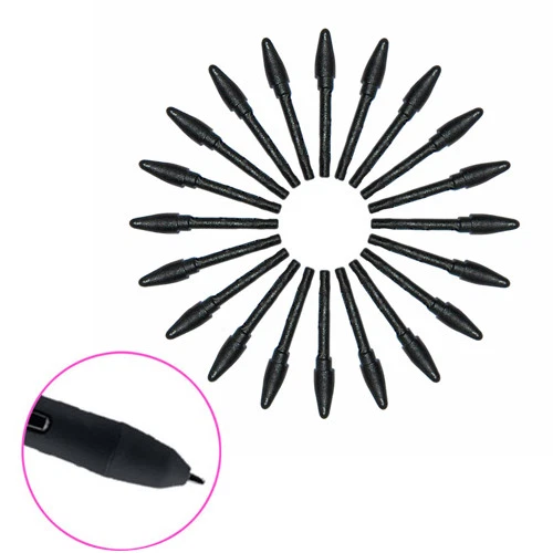 20Pcs Replacement Refill Pen Nibs Tips For Huion Digital Graphics Drawing Stylus