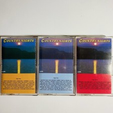 Country Nights Cassettes Set Of 3 Tapes 1990 Various Multiple Artists