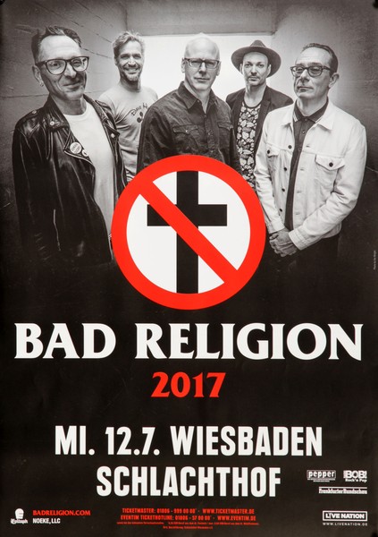 Bad Religion - True North Live, Wiesbaden 2017 | Konzertplakat | Poster-image