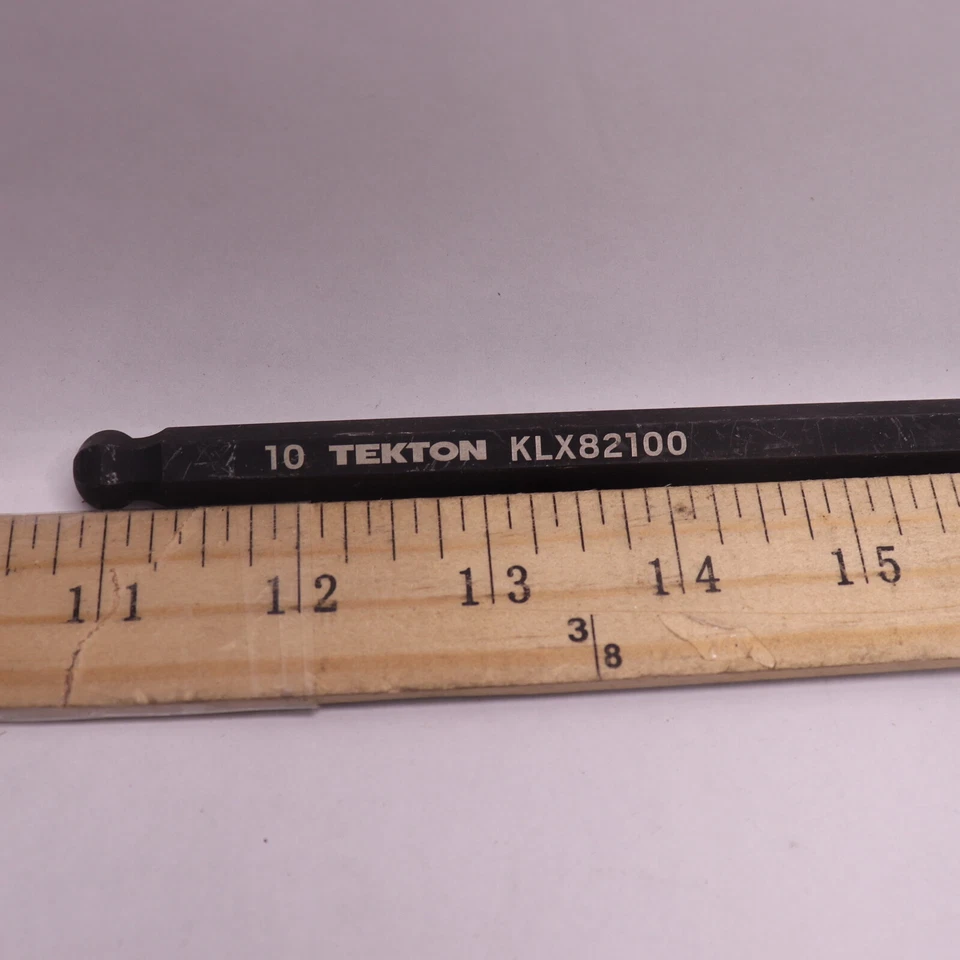 Tekton Ball End Hex L-Key Nickel Chromium Molybdenum Steel 10 mm KLX82100 - Image 4 of 4