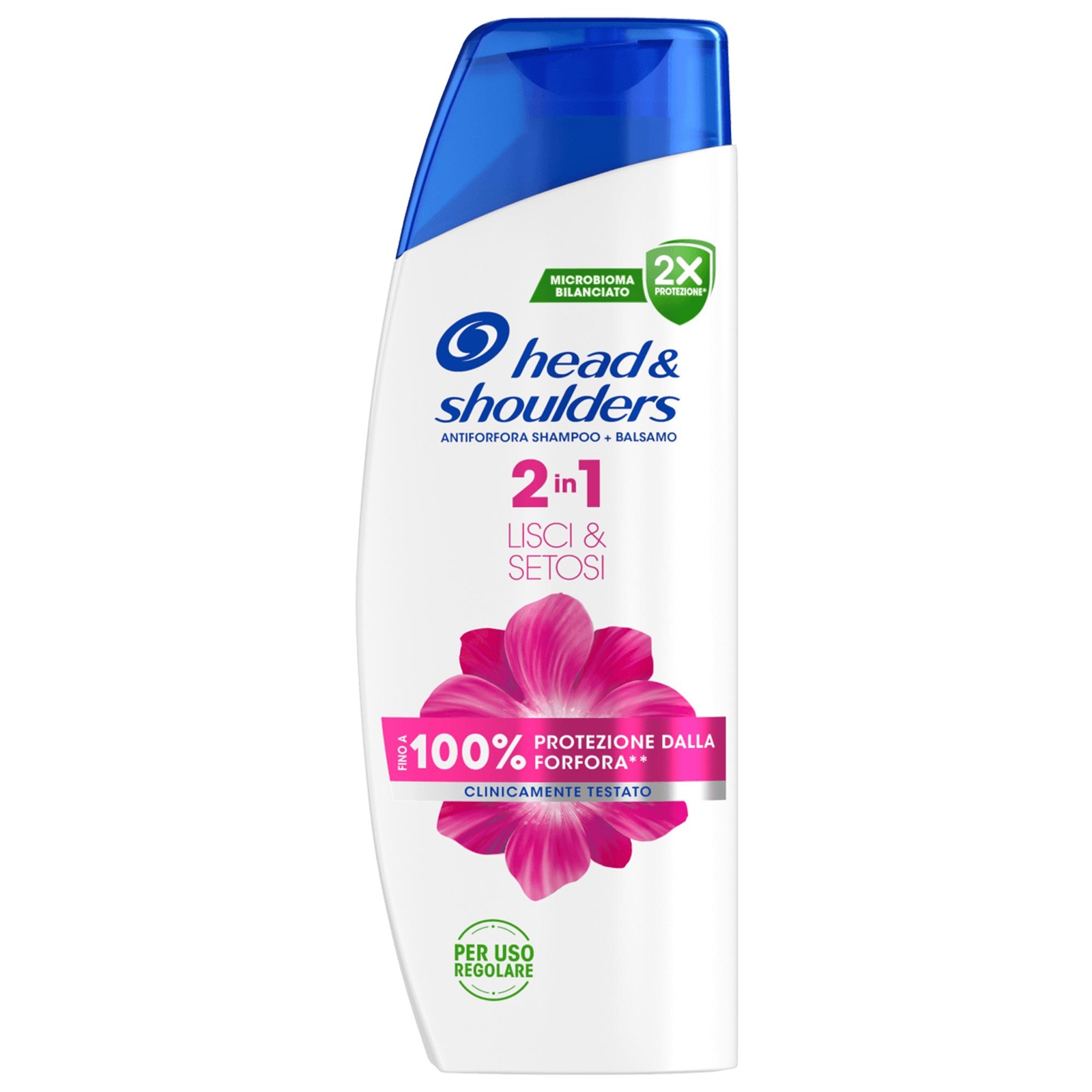 HEAD E SHOULDERS SHAMPOO E BALSAMO PER CAPELLI 2IN1 LISCI E SETOSI 250ML