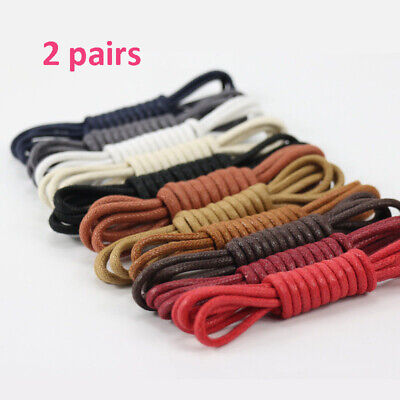 Unisex Round 4mm Rope Shoelace Sneaker Hiking Walking Boot Shoe Laces