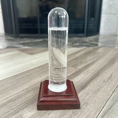 Admiral Fitzroy's Storm Glass Weather Predictor Barometer 7'' Tall 