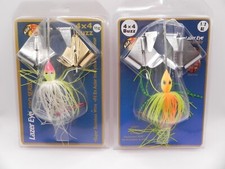 Lot Of 2 Bass Pro Lazer Eye Pro Series 4x4 Buzz Spinnerbaits 1/2 oz NEW NOS