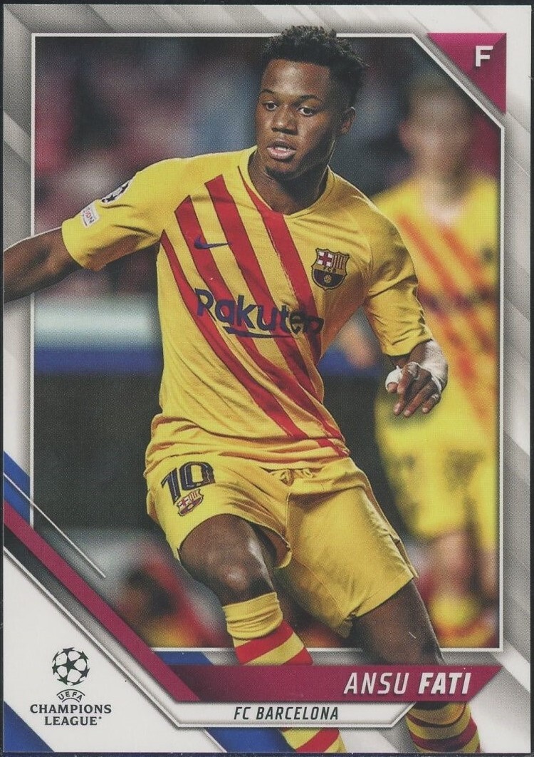 Carte Panini Instant Ansu Fati #2021 Barca Rookie Neuve 2021