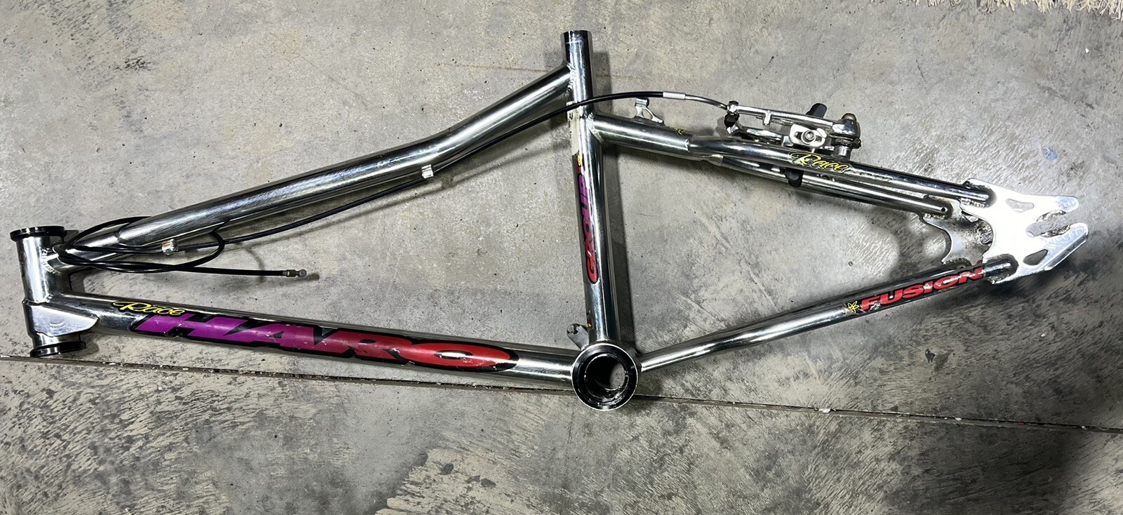 OLD SCHOOL BMX Haro Group 1 Race Series 4130 Cromo Bmx CHROME Frame and