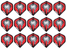 5 New Sets Winmau Embossed Standard Dart Flights   Ships w/ Tracking - Red Logo