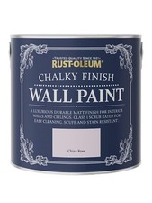 Rust-Oleum Matt Chalky Wall Paint 2.5L Grey, Green, Blue, Pink, Brown, Green